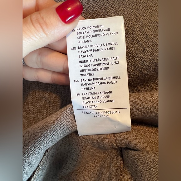 BENETTON - burlap style bomber jacket - manteau toile de jute Size 40 (XS-S) - Picture 6 of 10